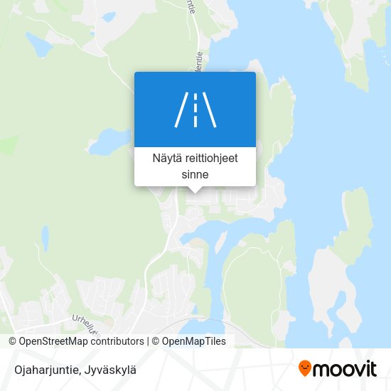 Ojaharjuntie kartta