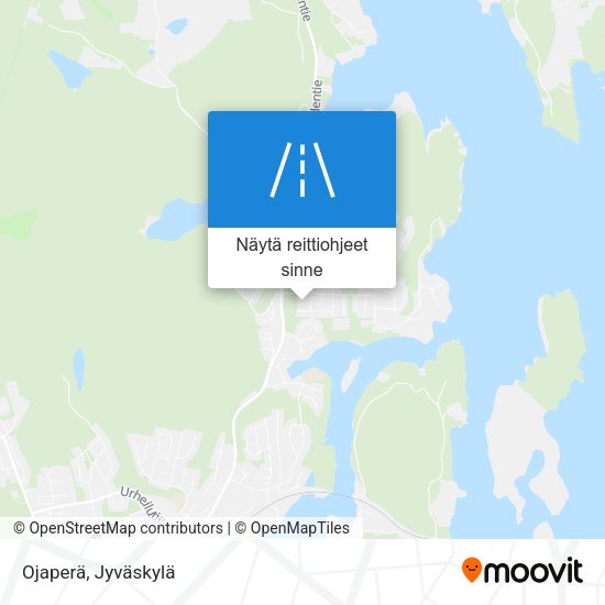 Ojaperä kartta