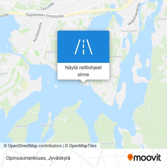 Opinsaunankiuas kartta