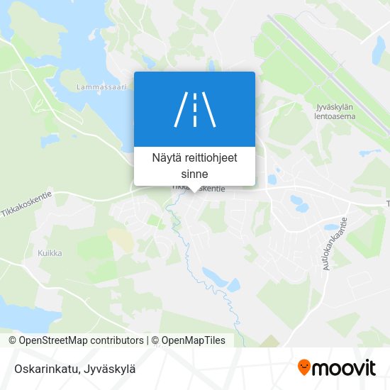 Oskarinkatu kartta