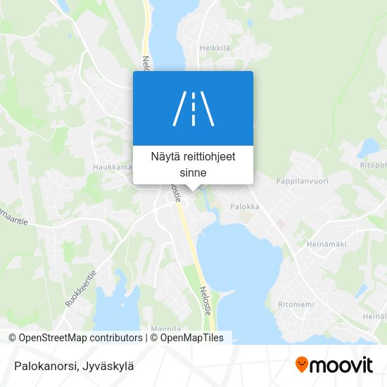 Palokanorsi kartta
