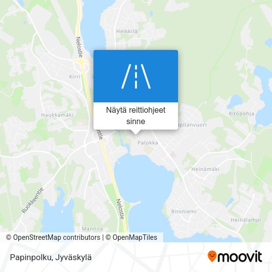 Papinpolku kartta