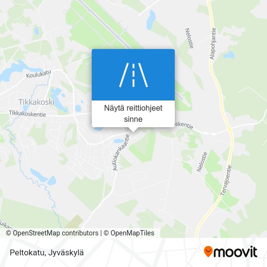 Peltokatu kartta