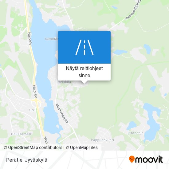 Perätie kartta