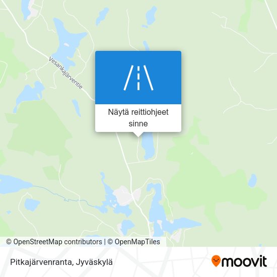 Pitkajärvenranta kartta