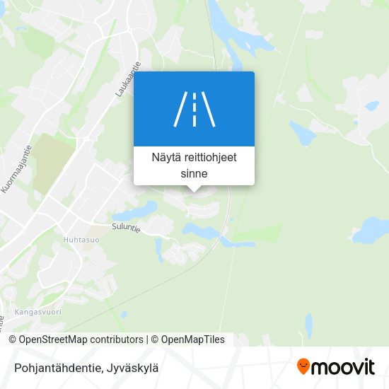 Pohjantähdentie kartta