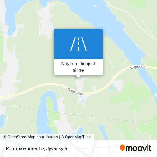 Pommiovuorentie kartta