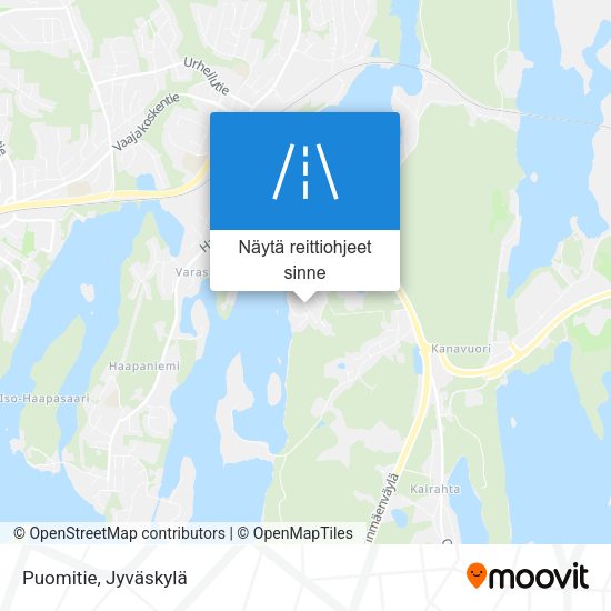 Puomitie kartta