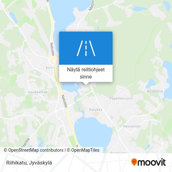 Riihikatu kartta