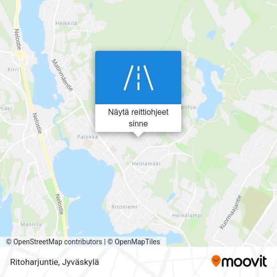Ritoharjuntie kartta