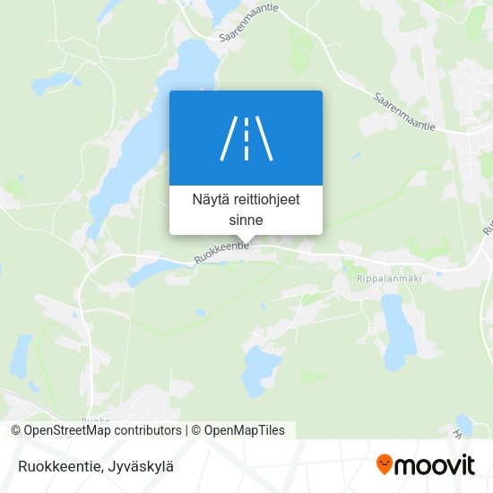Ruokkeentie kartta