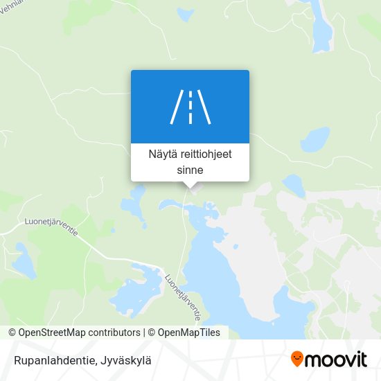 Rupanlahdentie kartta