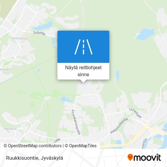Ruukkisuontie kartta