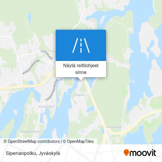 Siperianpolku kartta