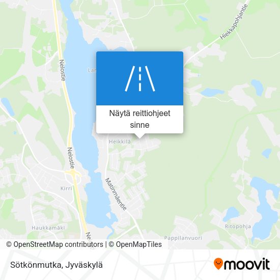 Sötkönmutka kartta