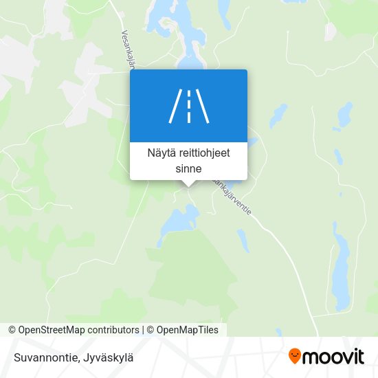 Suvannontie kartta