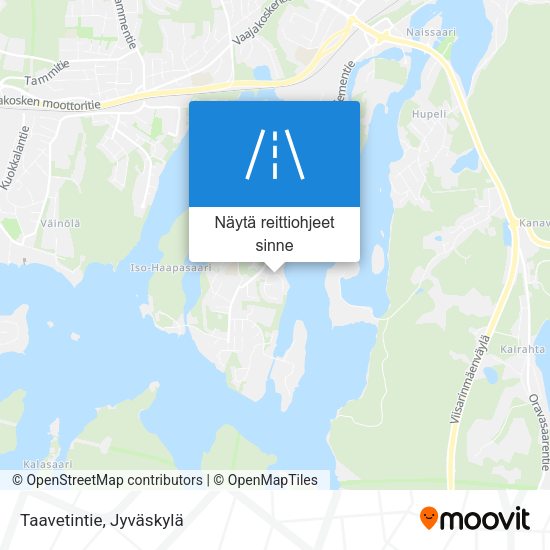 Taavetintie kartta