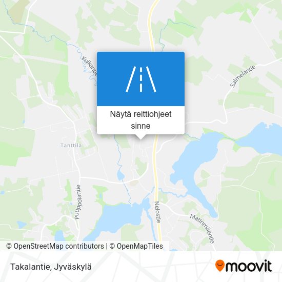 Takalantie kartta