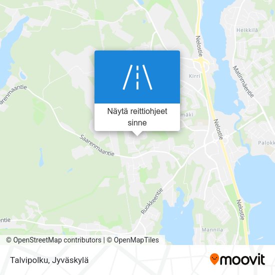 Talvipolku kartta
