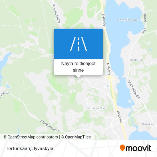 Tertunkaari kartta