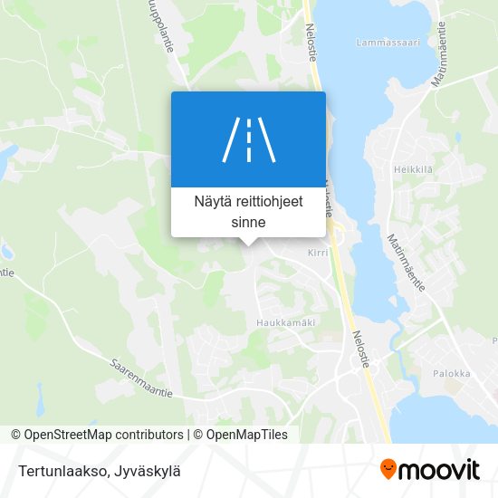 Tertunlaakso kartta