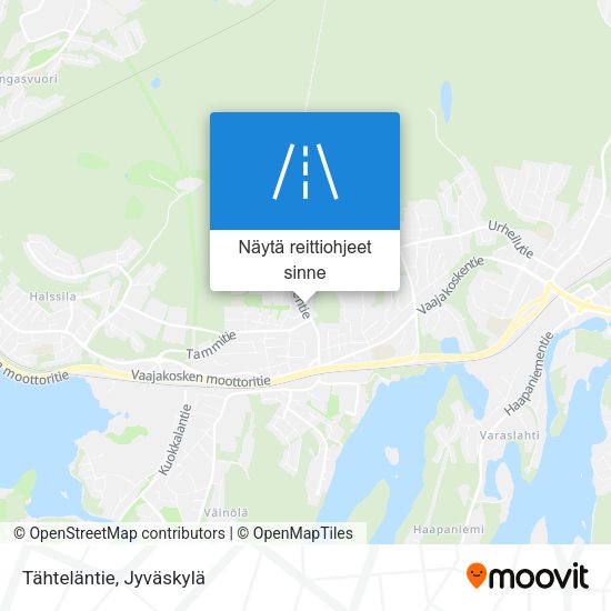 Tähteläntie kartta