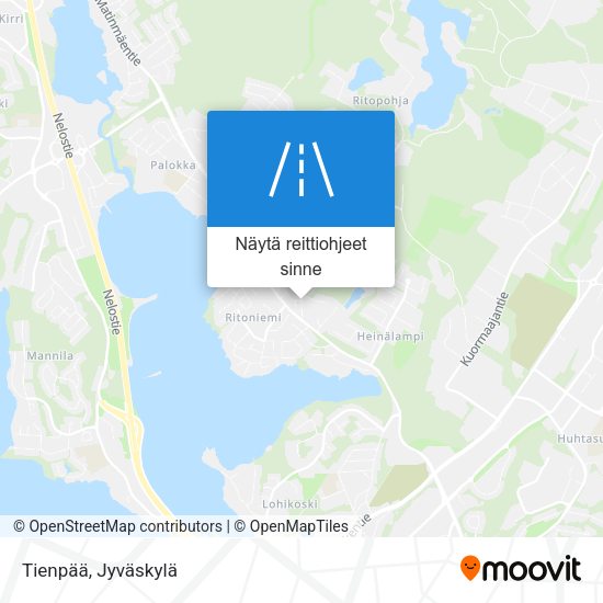 Tienpää kartta