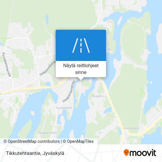 Tikkutehtaantie kartta