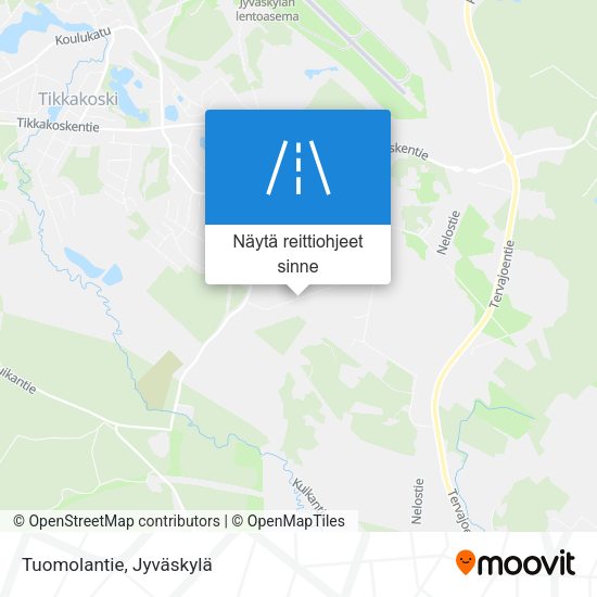 Tuomolantie kartta