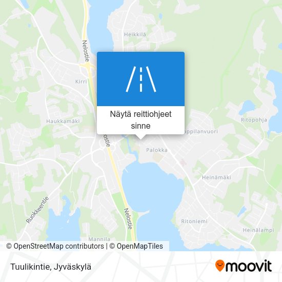Tuulikintie kartta