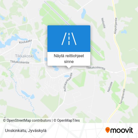 Unskinkatu kartta