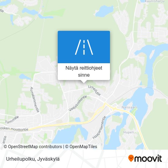 Urheilupolku kartta