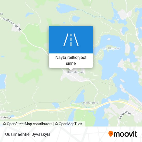 Uusimäentie kartta