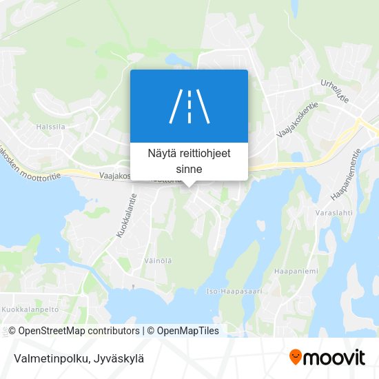 Valmetinpolku kartta