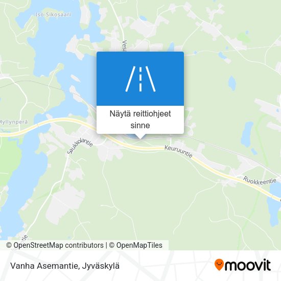 Vanha Asemantie kartta