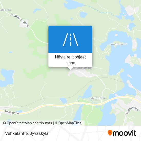 Vehkalantie kartta
