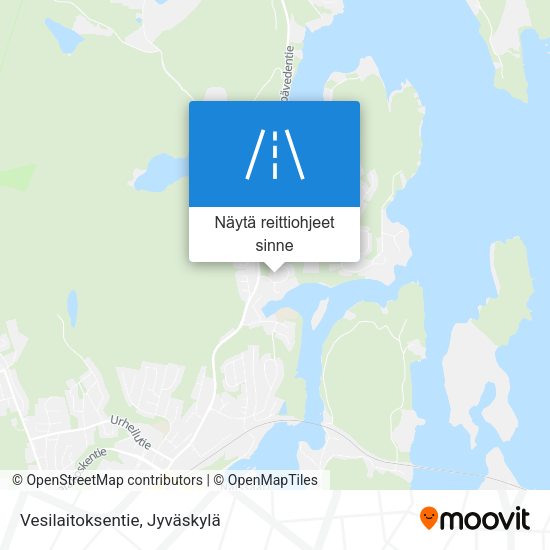 Vesilaitoksentie kartta