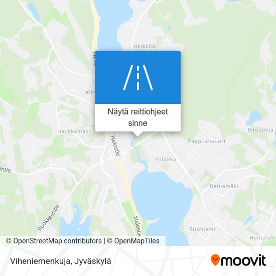 Viheniemenkuja kartta
