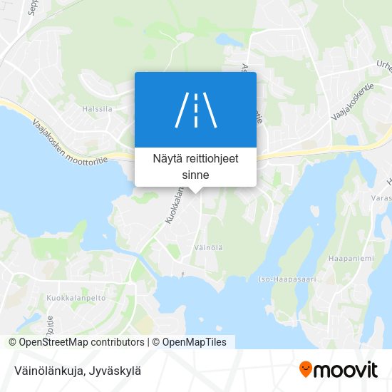 Väinölänkuja kartta