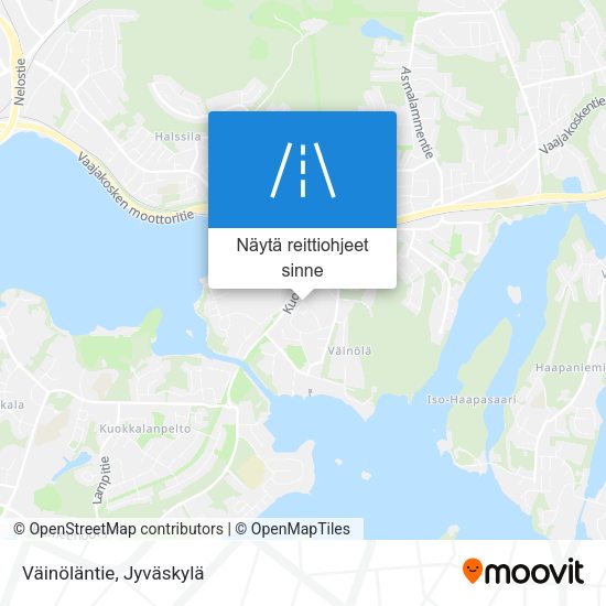 Väinöläntie kartta