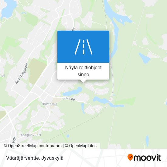 Vääräjärventie kartta