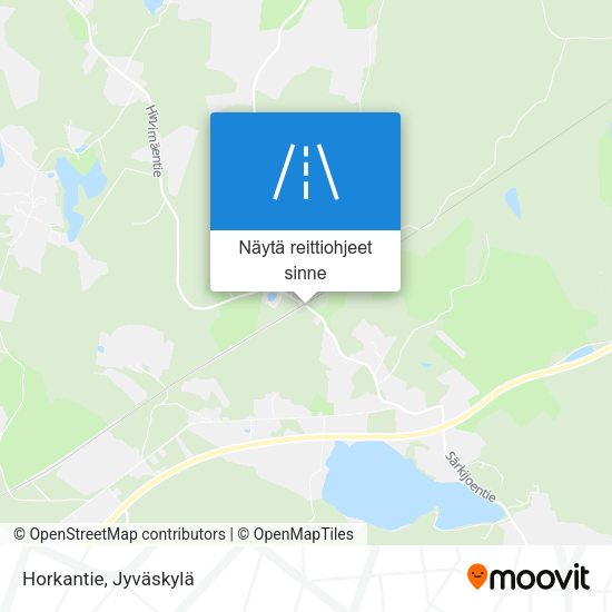 Horkantie kartta