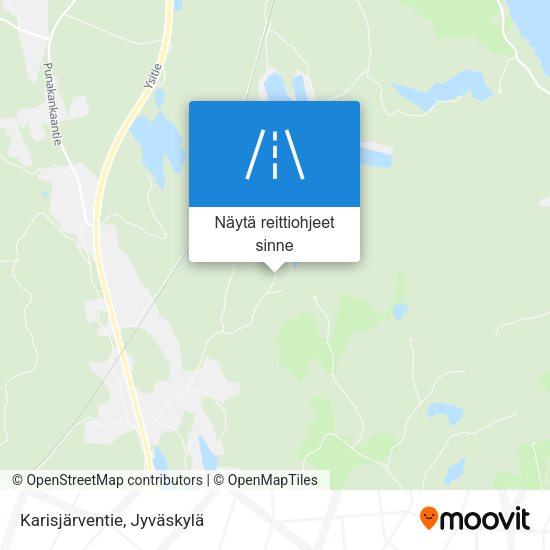 Karisjärventie kartta