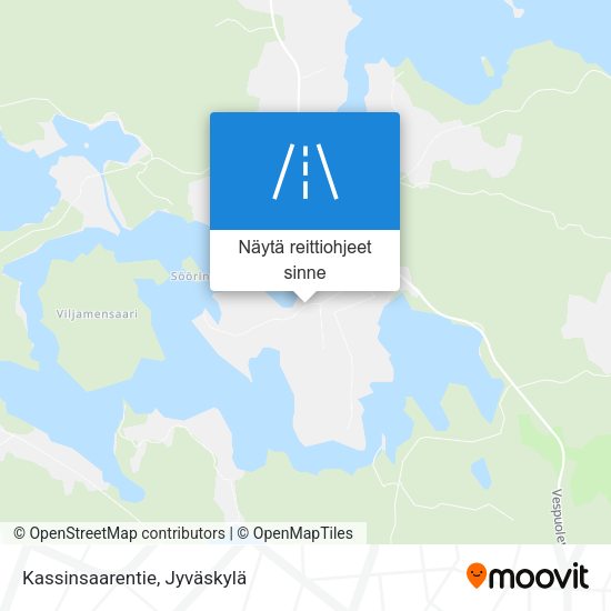 Kassinsaarentie kartta