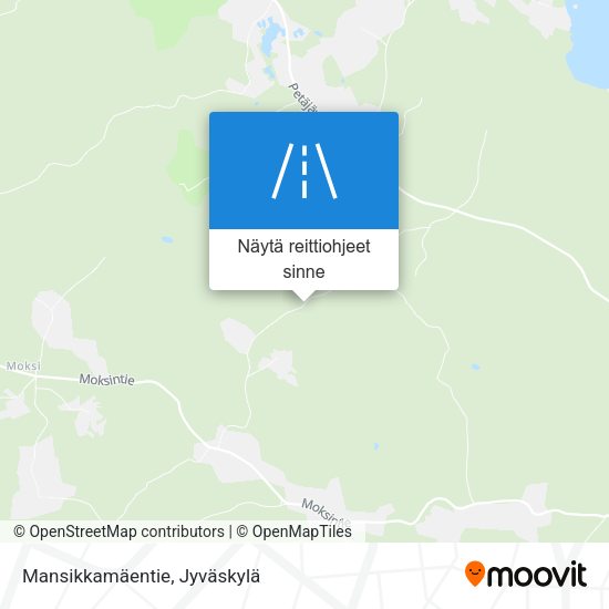 Mansikkamäentie kartta