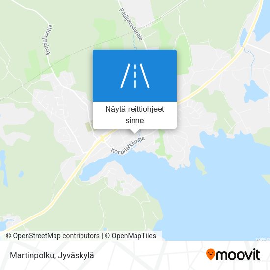 Martinpolku kartta