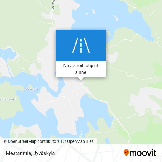 Mestarintie kartta