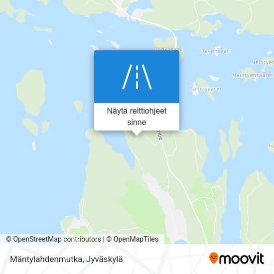 Mäntylahdenmutka kartta