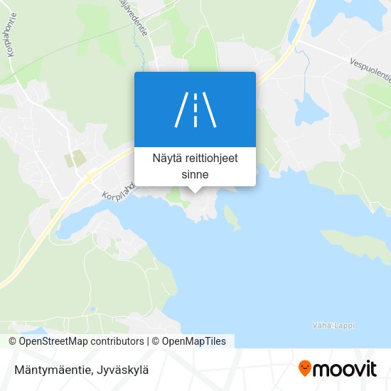 Mäntymäentie kartta