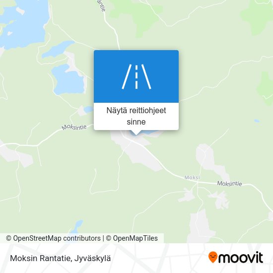 Moksin Rantatie kartta